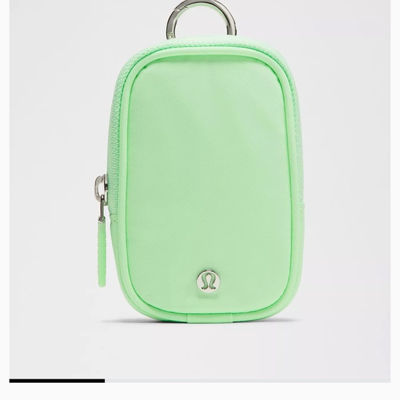 Lululemon🍋Clippable Nano Pouch Citrus Lime  NWT - Picture 1 of 6